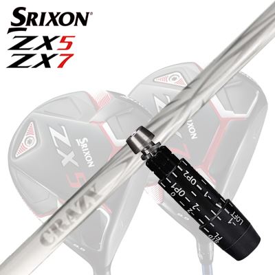 カスタム/SRIXON ZX5/ZX5 MK II//ZX7 Driver用スリーブ付シャフト CRAZY ARROW New Designスリクソン ZX5/ZX5 MK2/ZX7 ドライバー用スリーブ付シャフト クレイジー アロー(新デザイン)