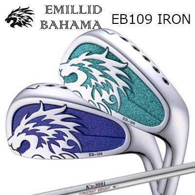 カスタムクラブ EMILLID BAHAMA EB-109 IRON K’S 3001エミリッドバハマ カールビンソン EB-109 アイアン K’S 30016本セット(#5〜PW)