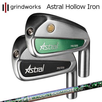 カスタムクラブ グラインドワークス アストラル ホロー アイアン ワクチンコンポ GR401 アイアンGRINDWORKS Astral Hollow Iron...