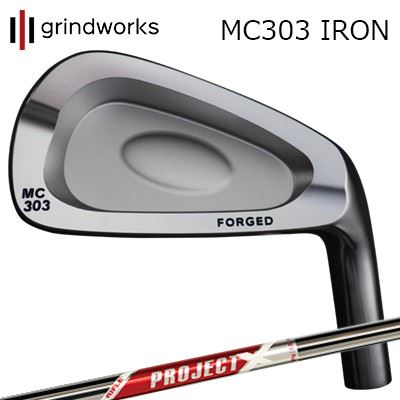 カスタムクラブ グラインドワークス MC303 鍛造アイアン プロジェクトエックス レッドGRINDWORKS MC303..