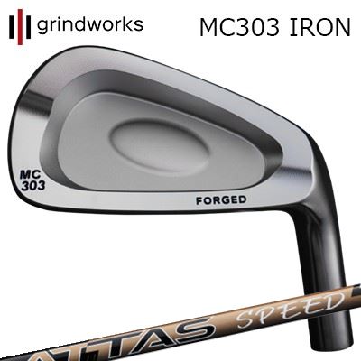 カスタムクラブ グラインドワークス MC303 鍛造アイアン USTマミヤ アッタス スピードGRINDWORKS MC303..