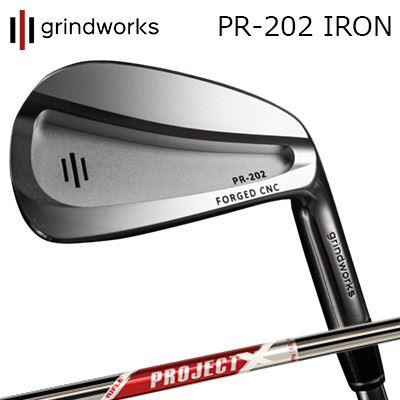 Iron - カスタムクラブ グラインドワークス PR-202 鍛造CNCアイアン プロジェクトエックス レッドGRINDWORKS PR-202 Forged CNC IRON PROJECT X RED6本セット(#5～PW)