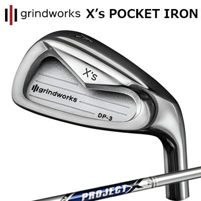 カスタムクラブ グラインドワークス X's ポケット アイアン プロジェクトXGRINDWORKS X's POCKET IRON PROJECT X/5本セット(#6〜PW)