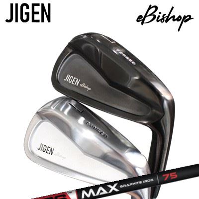 カスタムクラブ 2022年モデル ジゲンゴルフ イービショップ アイアン KBS マックスグラファイトアイアンJIGEN eBishop IRON KBS MAX GRPHITE IRON6本セット(#5～PW)/6本セット(#5～PW)