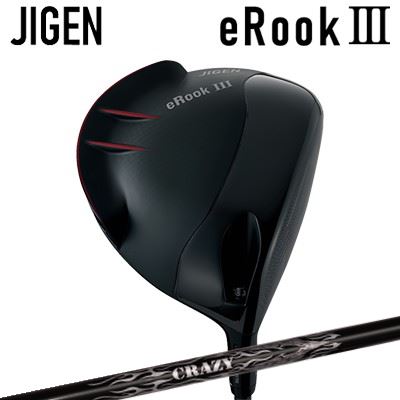 カスタムクラブ ジゲン イールークスリー ドライバー クレイジー 2026年 ロイヤルデコレーション エヴォJIGEN eRook 3 Driver CRAZY New Royal Decoration EVO