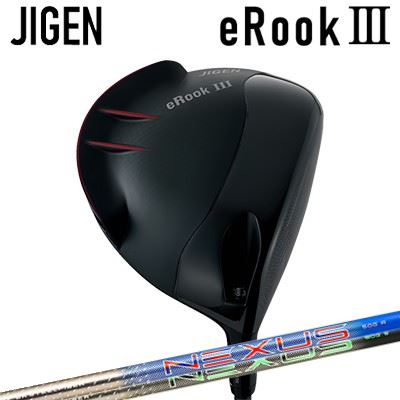 Rakuten - カスタムクラブ ジゲン イールークスリー ドライバー スチールファイバー ネクサス ブルー/ブラックJIGEN eRook 3 Driver SteelFiber NEXUS BLUE/BLACK