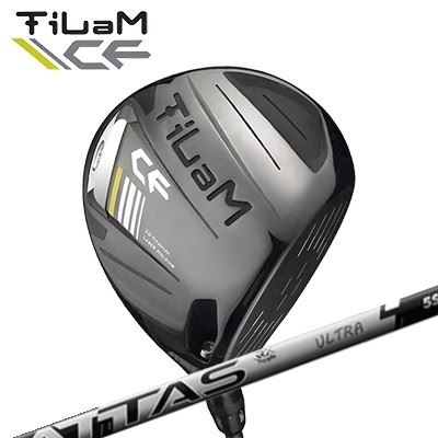 カスタムクラブ ティラム CF ドライバー USTマミヤ アッタス RX ウルトラブラックTiLaM CF DRIVER UST ..