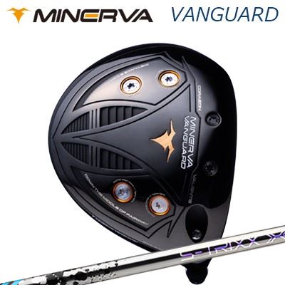 MINARVA GOLF VANGUARD DRIVERS-TRIXX IGNOVA BXHEAD弾道を操る、ミネルヴァ ヴァンガードミネルヴァゴルフ ヴァンガードドライバーは、前モデル、ヴァリエンテドライバーの飛距離性能、方向性の良さに加え、ドライバーショットを3つのゾーンに分け、それぞれのゾーンで緻密な弾道コントロールが可能になりました。3つのゾーンとそれぞれの弾道コントロール1.【スピードゾーン】可変式スリーブMINERVA VAGURADに備わっている可変式スリーブはロフト、フェースアングル、ライ角を変化させます。スタンスに入りクラブを構え、クラウンとターゲットを確認、フェースの向きを確定し、飛球線をイメージしインパクト直後の「スピード【初速】ゾーン」をコントロールするための調整機能と言えます。またシャフトの脱着が容易になったため、フェアウェイの狭いコースでは短めのシャフトに変更したり、その日の調子に合わせフレックスを変更したりと、ユーザー自身でスペック調整する幅が大きく広がりました。2.【スピンゾーン】4つのソールウェイト「スピードゾーン」を飛び出していったボールは、ゴルフクラブのスイング軌道（クラブパス）に大きく影響され、縦軸から左または右の斜め軸へと「スピンゾーン」へ移行します。ヘッドのソール下の4つのウェイト配置を変更し重心位置を微調整することでスピンロフト、フェイストゥパスに変化を与え「スピンゾーン」で球筋をコントロールすることができます。3.【ランディングゾーン】フェース下2つのウェイト「ランディングゾーン」での打球はフェース下の2つのウェイトの重量を変更することで、縦軸の適正スピン量を適正化、全体の飛距離そして着弾してからのランに大きな影響を与えます。スピンゾーンのウェイトチューニング例4種類のウェイト(1g/3g/5g/8g)の配置で、重心ポイントの微調整が可能になります。※45.5インチ 50g台シャフト装着時の一例です。ランディングゾーンのウェイトチューニング例1g×2のウェイトを3g×2に変更することで、約300RPMのスピンが軽減されます。※H/S 45m/sで試打時の参考値SLEEVE POSITIONSPECIFICATION※付属品：大ウェイト(1g×2, 3g×2)、小ウェイト(1g×2)、オリジナルヘッドカバー(白または黒)※別売品：大ウェイト(1g, 3g, 5g, 8g) 各1,650円(税込)、小ウェイト(1g, 3g, 5g) 各1,650円(税込)、トルクレンチ 3,300円(税込)※数値スペックと実際の商品とは多少の誤差が生じる場合があります。SHAFTS-TRIXX IGNOVA BX強烈な弾きから導き出される飛距離性能滑らかなしなりとNi-Tiの復元力。振り心地の良さから、強く正確なインパクトへプレイヤーのスイングテンポに同調する、淀みのない滑らかなしなりを追求したドライバー用シャフトです。スイング中はスムーズに加速し、無理にタイミングを作らなくても振り抜きやすい挙動を目指しています。先端部には、変形しても元の形状へ回復する性質を持つNi-Ti（ニッケルチタン）金属線を複合成形。強い復元力によってヘッドのブレや当たり負けを抑え、インパクトの安定性とコントロール性能を高めます。スピン量を抑えながらスイングエネルギーを効率よくボールへ伝え、滑らかな振り心地と力強い弾道を両立したいゴルファーに向く設計です。COSMETICSPECIFICATIONGRIP【標準グリップ】※グリップ重量には製品公差がございますのでご了承下さい。※ロゴ無グリップを装着の際はロゴ向きのご指定は頂けません。※バックラインなしのグリップはバックラインのあり/なしのご指定はいただけません。※カスタム対応グリップは予告なく変更になる場合があります。ミネルヴァゴルフ ヴァンガード ドライバー ご注文についてご注文の流れオプション品を同時購入するか選択してください。ロフトを選択してください。スリーブポジションを選択してください。シャフトの種類、フレックスを選択してください。シャフトロゴの向きを選択してください。クラブ長、バランスを選択してくださいグリップを選択してください(標準グリップまたは別注)。バックラインのあり、なしを選択してください。グリップロゴの向きを選択してください。ヘッドカバーを選択してください。買い物カゴに入れ、通常のお買い物と同じようにお手続きください。※必ずshop@os-golf.comからのメールを受信できるようにしてください。※価格に標準グリップの代金は含まれていますが、別のグリップをご希望の場合は別途グリップ代金が必要となります。※通常はご注文確定後2週間程度での発送となります。※カスタムモデルですので、代金先払いとさせていただきます。また、スペック決定後のキャンセルはできません。ご了承ください。※メーカー欠品の為、納期が大幅に遅れる場合はメールにてご連絡いたします。その際はご注文をキャンセルすることが可能です。カスタムクラブはお客様のご要望に合わせて工房で組み上げます。それぞれ異なる商品ですので、ご注文後のキャンセルはできません。また、代引き決済も対応しておりません。ご理解、ご協力よろしくお願いします。