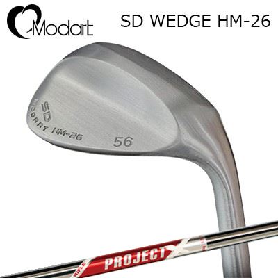 カスタムクラブ モダート SD ウェッジ HM-26 ノーメッキ PROJECT X REDModart SD Wedge HM-26 No Plating プ...