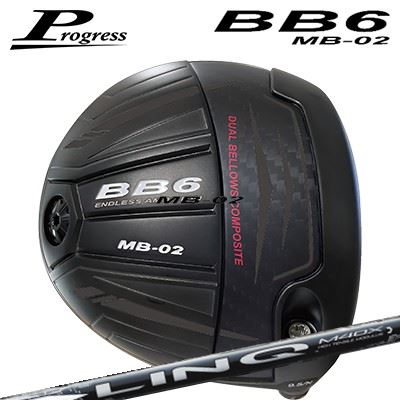 カスタムクラブ プログレス BB6 MB-02 ドライバー USTマミヤ リンク ホワイトEXProgress BB6 MB-02 Driver UST Mamiya LIN-Q WHITE EX