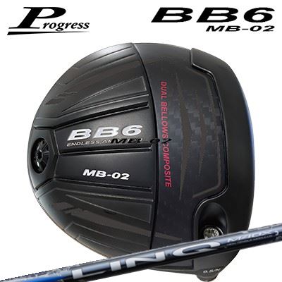 樂天商城 - カスタムクラブ プログレス BB6 MB-02 ドライバー USTマミヤ リンク ブルーEX/ホワイトEXProgress BB6 MB-02 Driver UST Mamiya LIN-Q BLUE EX/WHITE EX