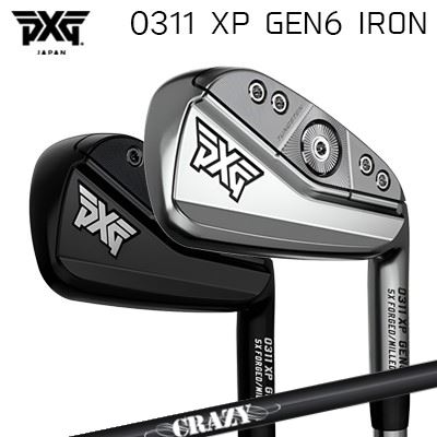 カスタムクラブ 2023年モデル PXG 0311 XP ジェネレーション6 アイアン クレイジー STI-80PXG 0311 XP GEN6 IRON CRAZY STI-80