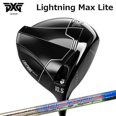 樂天商城 - カスタムクラブ PXG ライトニング マックス ライト ドライバー スチールファイバー ネクサス ブルー/ブラックPXG Lightning Max Lite DRIVER SteelFiber NEXUS BLUE/BLACK