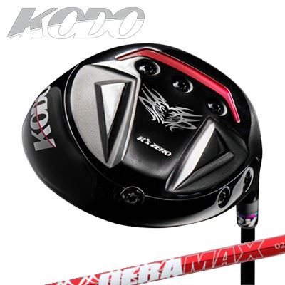 カスタムクラブ ゼロゴルフ 鼓動 ドライバー オリムピック デラマックス 020 プレミアム シリーズ 赤デラZERO GOLF KODO DRIVER DERAMAX 020 Premium Series