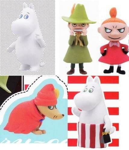 ガシャ　 MOOMIN ムーミン フィギュアマスコット 5種セット