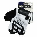 【アウトレット品】 FORCE フォース グローブ スポーツ Sサイズ ホワイト サイクルグローブ サイクルウェア cy-005-044(4)
