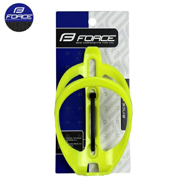 【アウトレット品】 FORCE フォース 自転車用 ボトルケージ イエロー GET BASIC ボトルケース cy-005-008