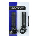 【アウトレット品】 FORCE フォース 自転車用 バーエンド ブラック グリップ GOR cy-005-021