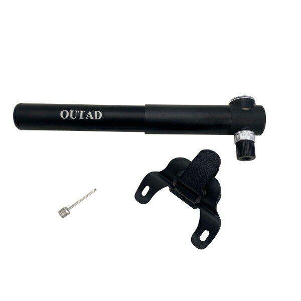 【アウトレット品】 携帯用 空気入れ ミニポンプ 米式 仏式 対応 ボール用 空気針付 フレーム取付用 ブラケット付 j2538通販格安セール情報 楽天 通販