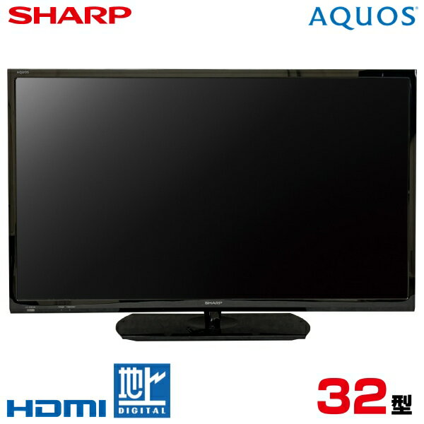 【中古】 【汎用リモコン】 SHARP シャープ AQUOS アクオス 液晶テレビ ハイビジョン 32型 32インチ 地デジ BS/CS 2016年製 LC-32BH30 tv-05-05