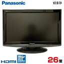 【中古】 【汎用リモコン】 Panasonic パナソニック VIERA ビエラ 液晶テレビ ハイビジョン 26型 26インチ 地デジ BS/CS 2010年製 TH-L26X1HT tv-06-02