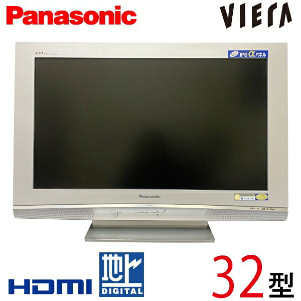 【中古】 Panasonic パナソニック VIERA ビエラ 液晶テレビ 32型 32インチ 地デジ BS/CS 2011年製 Cランク TH-32LX80-S tv-439
