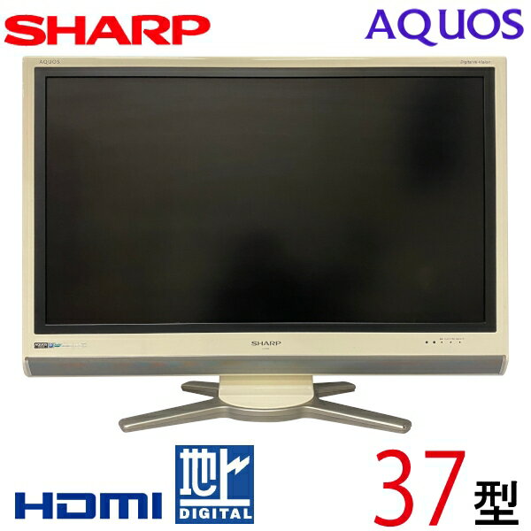 【中古】 SHARP シャープ AQUOS アクオス 液晶テレビ フルハイビジョン 37型 37インチ 地デジ BS/CS 2008年製 Cランク Bサイズ LC-37DS5 tv-442