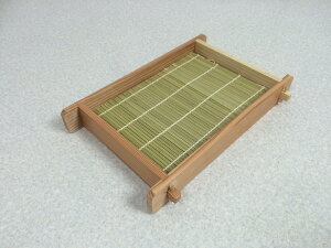 天然杉製 そばへぎ2人前用(竹す付き)そばざる せいろ そば 器