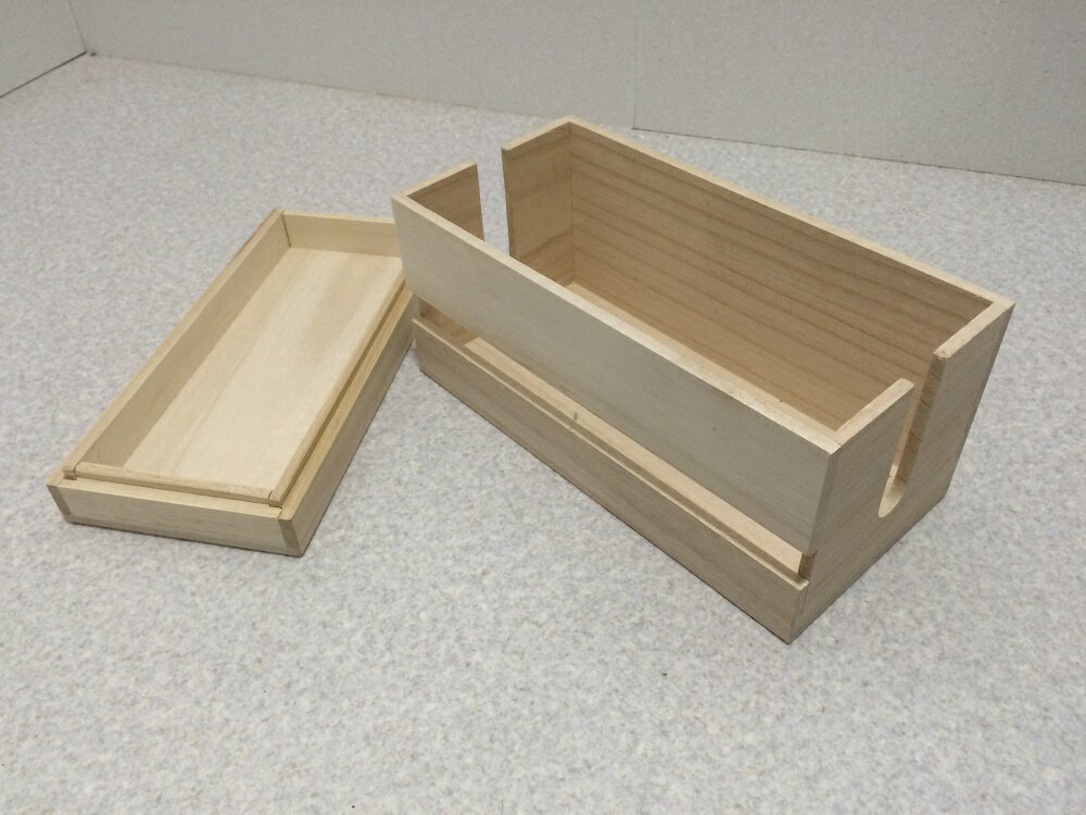 桐製 ケーブルボックス Sサイズ 木製 コード収納