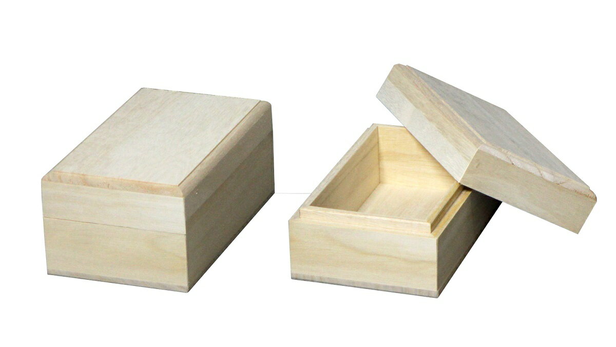 桐箱 小物入れ ミニ 桐の箱 木製 小物 収納 木箱 桐 12×19×高さ8cm　(53381)