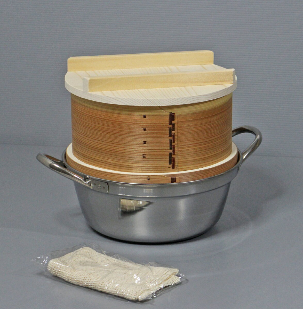 和せいろ 鍋付セット 2升用 セイロ 蒸し器 蒸籠 鍋付き セット