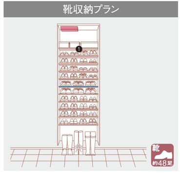 楽天建材アウトレットRico★Panasonic 玄関収納 クロークボックス【TK-0823】靴収納プラン ハイブリット脱臭ユニット フラットタイプ 幅800mm×高さ2310mm×奥行400mm 建具 リフォーム DIY 下駄箱 シューズボックス シューズラック 収納 パナソニック ★【送料込】