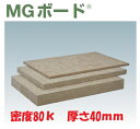 ★ニチアス ロックウール MGボード 080 密度80K 厚さ40mm×幅605mm×長910mm 10枚入 ポリ梱包 住宅建材 吸音 遮音 防音 断熱 NICHIAS★ 【送料無料】【時間指定不可】【代引き不可】