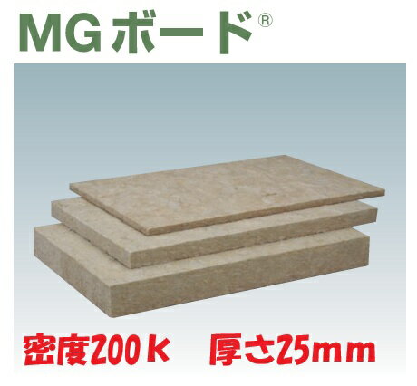 ★ニチアス ロックウール MGボード 密度200K 厚さ25mm×幅605mm×長910mm 10枚入 段ボール梱包 住宅建材 ..