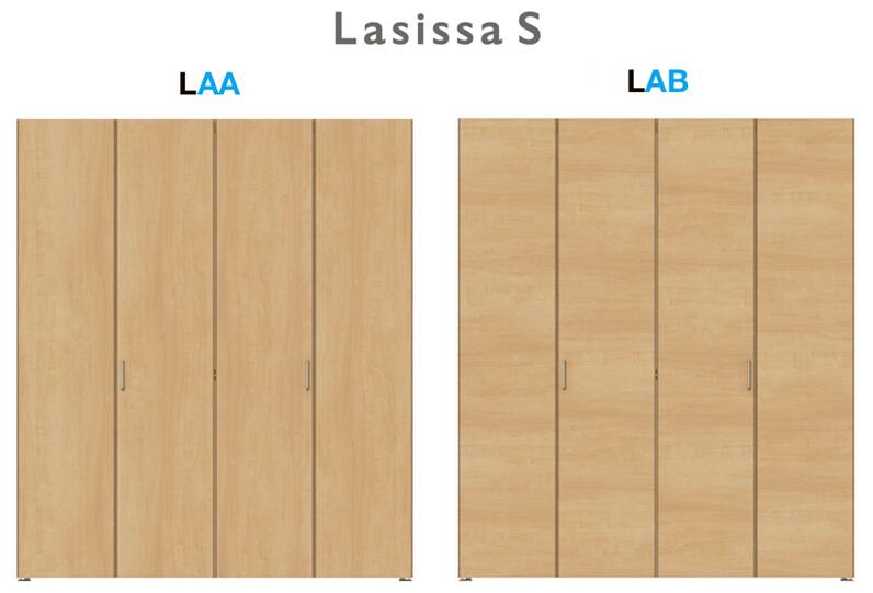 ★リクシル クローゼットドア 折れ戸 アウトセット ラシッサS LAA LAB【ASCO-○○-○-○-○】高さ2077mm 把手..