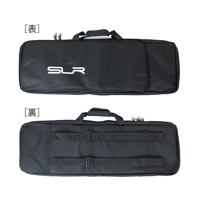 アウトサイダーのSHENKEL シェンケル 80cm 85cm ダブル シングル ガンケース ライフルケース ( 黒 ブラック ) SLR 2WAY 手持ち 背負い リュック M4 P90 AK サバゲー サバイバルゲーム 装備 エアガン｜アングル3