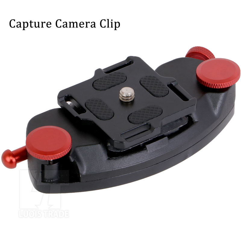 キャプチャーカメラクリップ 1/4ネジ対応 Gopro アクションカメラ 一眼レフ ミラーレスなどに最適