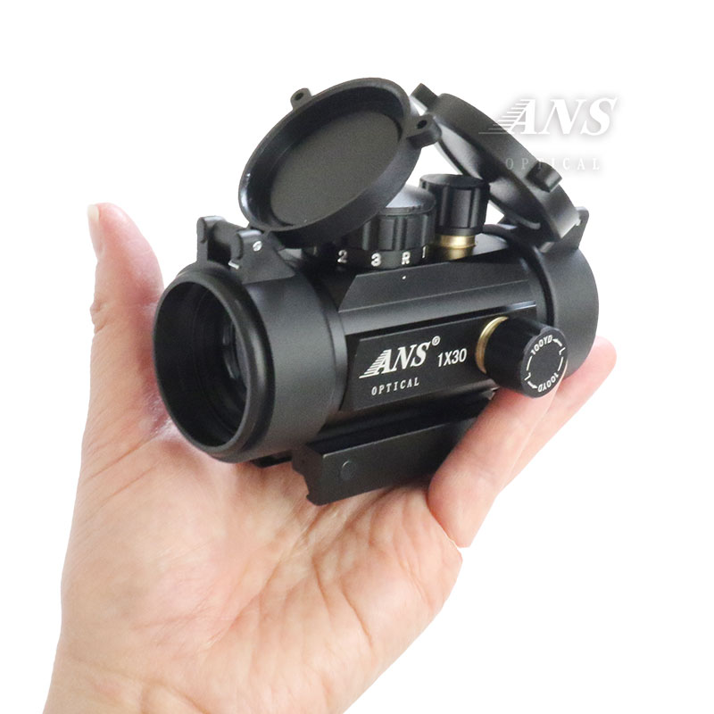 ANS Optical ドットサイト キルフラッシュ付 REDDOT 大口径 初心者にもおすすめ 3段階調節 ライフルスコープ ダットサイト サバゲー サバイバルゲーム 装備 エアガン スコープ 3