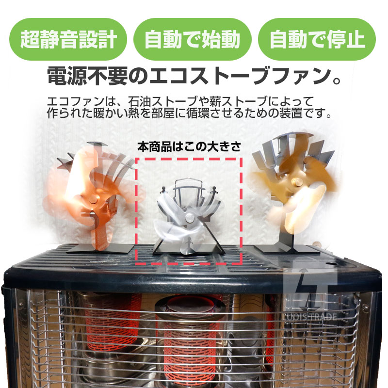 【最終セール!!】電源不要! エコ ストーブフ...の紹介画像2