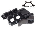 ユニバーサルクイックデタッチアングルマ エアガン サバゲー サバイバルゲーム 装備ウントTriple Rail マウントベース スコープマウント ハンドガン 電...