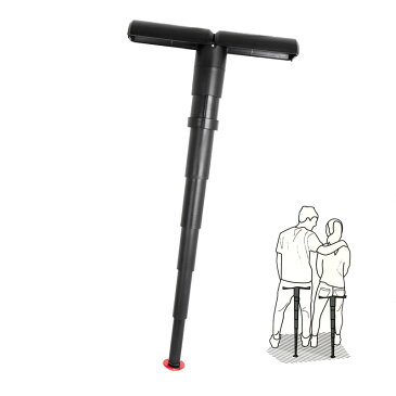 便利用品 ポケットイス 携帯イス 一本足 ポータブルチェア 折り畳み椅子 Portabl Telescopic stool モバイルチェア 杖椅子 (アウトドア 登山 待ち時間 スポーツ観戦 行列待ち)