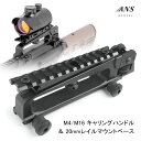 ANS Optical M4/M16 キャリングハンドル ＆ 20mmレイル マウントベース セット キャリーハンドル エアソフト サバゲー サバイバルゲーム アクセサリー