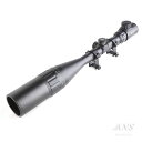 ANSOptical 6-24倍 可変ズーム 6-24x50 AOE イルミネーション フロントフォーカス フロントフード付 ライフルスコープ 20mmレール 20mmレイル スナイパー 電動ガン エアガン サバゲー サバイバ…