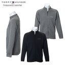 【最終セール】トミーヒルフィガー THMA9A3 HILFIGER_W_FACE ZIP_UP_KNIT ダブルフェイスジップアップニット