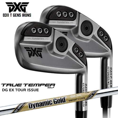 PXG/0311 T GEN5 アイアン/Chrome(シルバー/銀)/5本セット(6I～PW)/Dynamic_Gold_EX_TOUR_ISSUE/ツアーイシュー/TRUE_TEMPER/カスタムクラブ