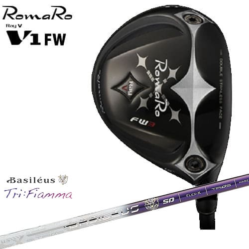 【ロマロならOVDGOLF！】RomaRo/ロマロ/Ray V-V1-FW/フェアウェイウッド/Tri：Fiamma/フィアマ/Basileus/バシレウス/カスタムクラブ/代引NG その1