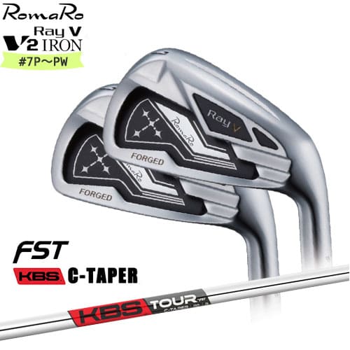 【ロマロならOVDGOLF！】RomaRo/Ray V-V2-IRON/#7～PW(4本セット)/ロマロ/アイアン/KBS_C-TAPER/カスタムクラブ/代引NG その1