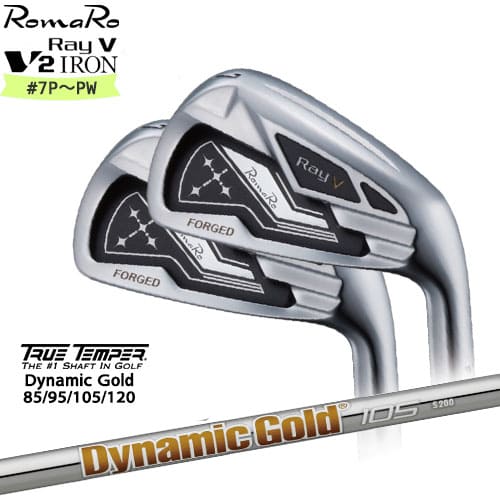 【ロマロならOVDGOLF！】RomaRo/Ray V-V2-IRON/#7～PW(4本セット)/ロマロ/アイアン/Dynamic_Gold_85/95/105/120/ダイナミックゴールド/TRUE_TEMPER/カスタムクラブ/代引NG その1