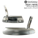 【メーカー】GeoGalaxy(ジオギャラクシー) 【商品名】TourPutter JSS#1 WIDE スラントネック DLC ハイパーブラック 【商品説明】 【ツアートーナメントで鍛えられたプレミアムパター】 究極の打感と直進性を実現するために、JSS(高純度SUS303 JAPAN ステンレススチール)を惜しげも無く使用しPING タイプでは約6kg のインゴットから1 本ずつ削り出す贅を尽くした逸品となります。 これまでに数多くの選手が勝利を重ねたトラディショナルな形状にこだわり、安易なデザインや装飾に頼る事なく、ツアーでの勝利に拘ったパター作りを行っております。 【専用設計スチールシャフト（日本シャフト社製パターシャフト）】 ツアーで実勢のある、日本シャフト社製(GeoGalaxyオリジナルスチールシャフト)ブラックラベルを使用しております。 【超精密 同時5軸マシニング加工】 人の手による製品誤差を徹底的に排除する為、すべての製品を5軸マシニング加工にて切削加工されており、マシンでの加工が終わると人の手による仕上げ研磨等は一切必要ありません。 Geogalaxyのヘッドは宇宙ロケットや航空機のパーツを製造している高度な技術とマシンを完備した工場で製造しています。 この拘りが選手のリクエストに応え、全てのユーザーに対してツアー支給品と全く同じ製品を用意できるのです。 【DLCとは】 DLC（Diamond like Carbon）は1971年AisenbergとChabotがイオンビームを使って合成したのがはじめてです。 現在では、DLCの多彩な特性が注目を集め、その多岐にわたる成膜法とあいまって、応用分野は拡大の一途をたどっています。 このパターに施されているDLC技術は、エンジンやミッションギア等の高性能部品に使用されるコーティング技術と同じ物を使用しております。 一般的な特徴として、摩擦係数が低い、腐食に強い、アブレシブ摩耗に強い、等の特徴がございます。 これらの特徴により、見た目もさる事ながら、より長く製品を使うことが可能となります。 【仕様】 ・品番 : JSS#1 WIDE スラントネック DLC ハイパーブラック ・ヘッド素材 : JSS(日本製SUS303) ・ヘッド製法 : 高精度5軸同時加工 ・ヘッド仕上げ : DLC ハイパーブラック ・ロフト : 3.5° ・ライ角 : 71° ・長さ : 32inch、33inch、34inch、35inch ・シャフト : 日本シャフト社製(GeoGalaxyオリジナルスチールシャフト)ブラックラベル ・グリップ : GeoGalaxyオリジナルグリップ(芹沢ゴム工業) ・付属品 : GeoGalaxyオリジナルパターカバー Made in JAPAN 【商品納品予定】 受注生産の為、1ヶ月前後発送予定 【ガラスコーティング無料】 ガラスコーティングをご希望の方は備考欄に「ガラスコーティング希望」とご記入ください。加工に1日程度お時間をいただきます。