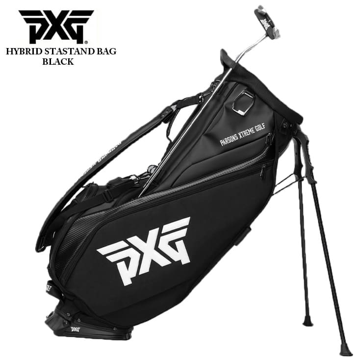 【PXGならOVDGOLF！】【検品済】PXG 2020 HYBRID STAND BAG ハイブリッドスタンドバッグ B-UGB10-EP スタンドキャディバッグ ブラック 口枠6分割 ネームプレート無しのサムネイル